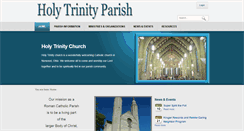 Desktop Screenshot of holytrinitynorwood.org