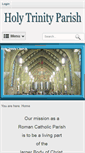 Mobile Screenshot of holytrinitynorwood.org