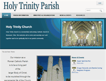 Tablet Screenshot of holytrinitynorwood.org